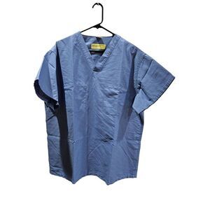 Medline XL scrub top light blue item #200